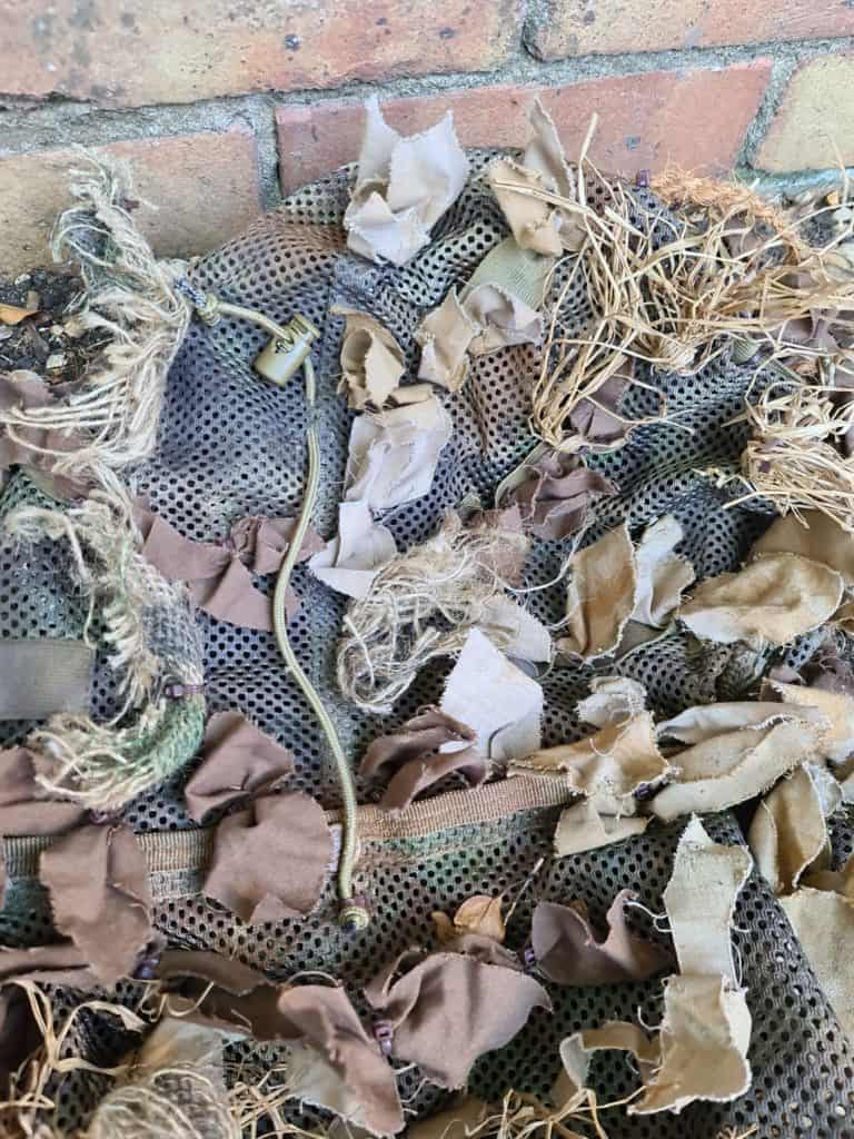 Rafia Naturale Per Abiti Ghillie Hidden Concealment – Mix 3 Tonalità (verde Erba, Naturale, Verde Bosco) 50g L'una, Tinta A Mano, Ecologica